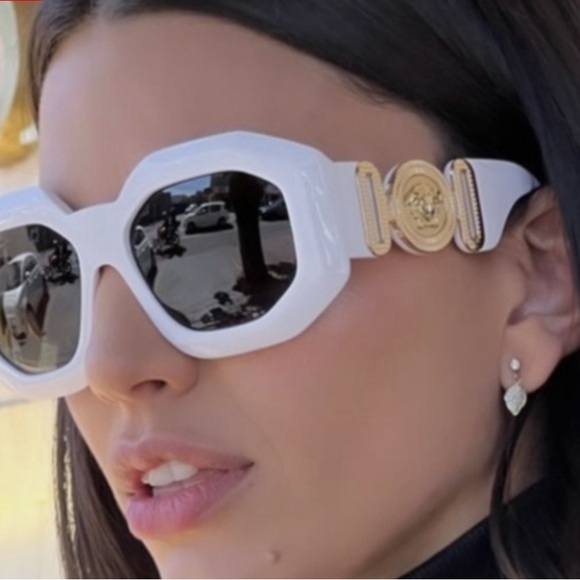 Versace Accessories - Versace White Sunglasses